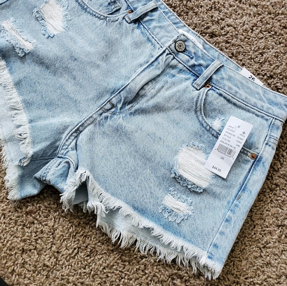 High rise shorts NWT